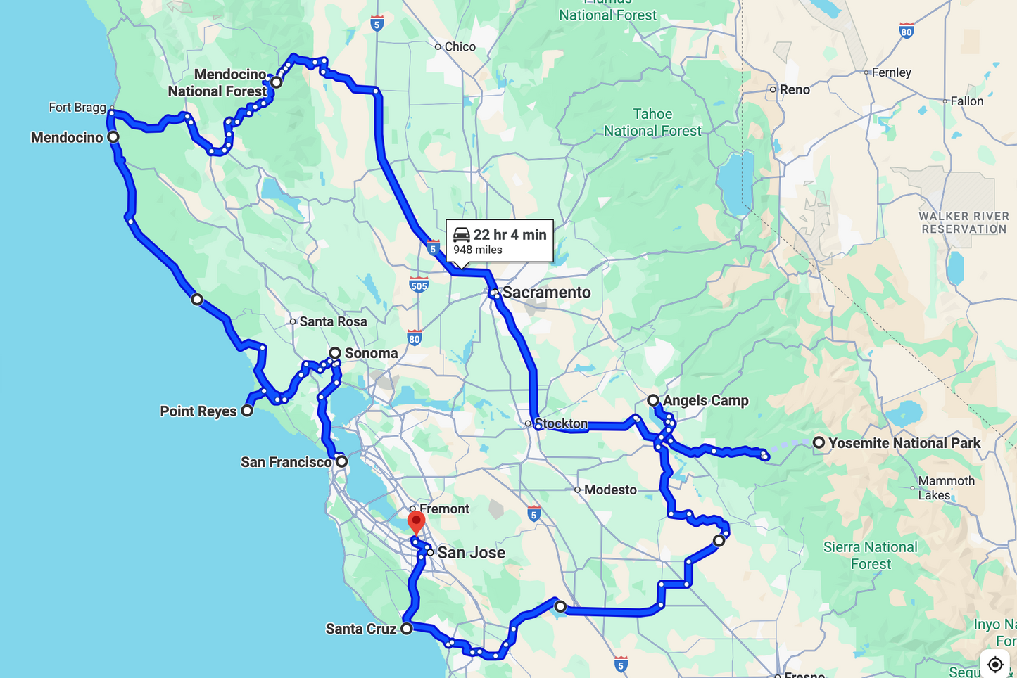 San Francisco: WK 2026 per RV