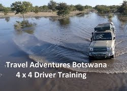 Drive a 4x4 camper into the Botswana bush after off-road training