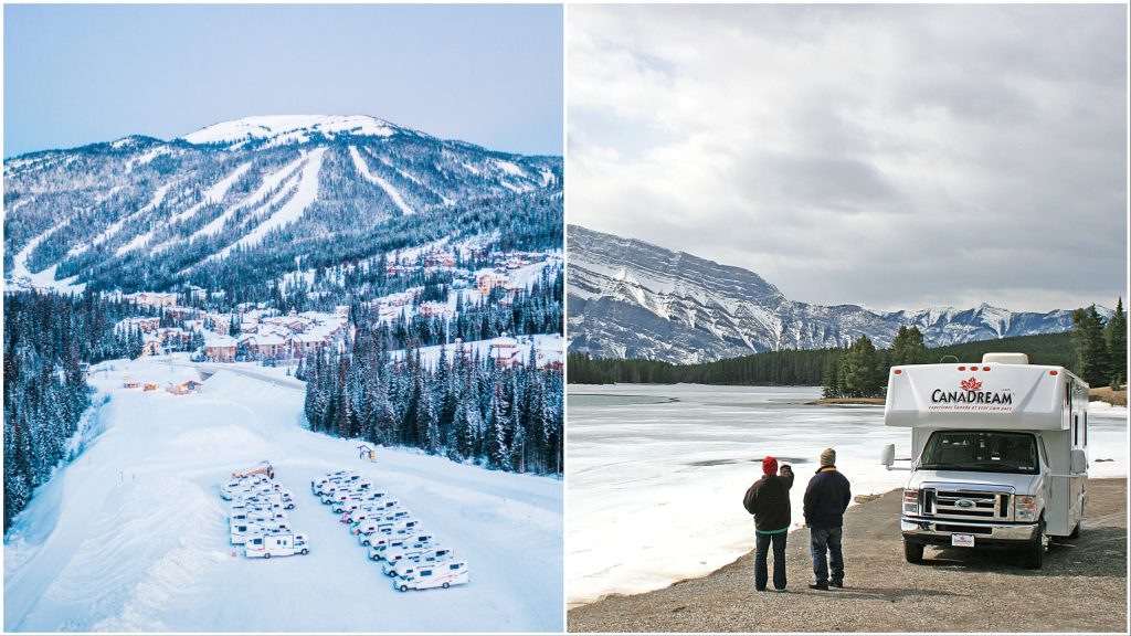 Ski-tot-de-deur-van-de-camper: skivakantie in de Canadese Rockies per camper